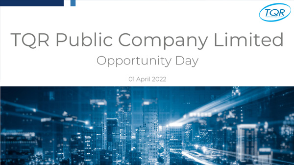 Opportunity Day Quarter 4/2021